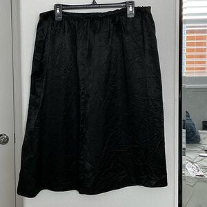 Black Velvet Skirt